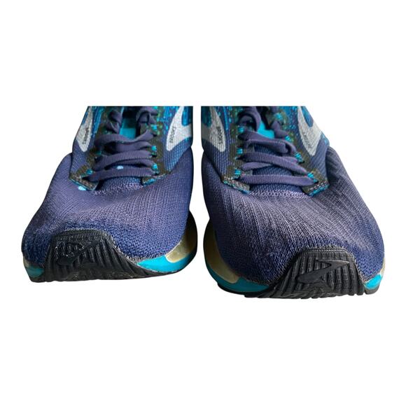 Brooks Levitate Running Shoes Women's 9 DNA AMP Knit Teal Navy Trainer Sneakers - Picture 11 of 13